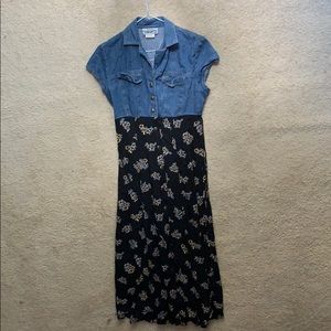 Long sunflower sundress